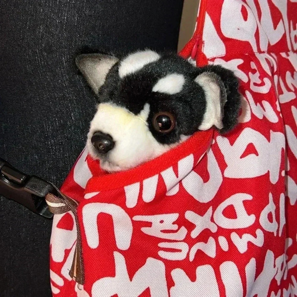 TAILUP Travel shoulder strap bag for pet dogs Comfortable soft Oxford fabric M - Picture 10 of 15